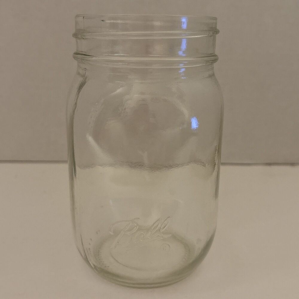 VTG  Ball Wide Mouth Mason Canning Jar Made in USA Logo Only No Measurements